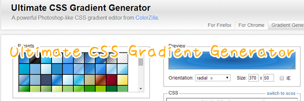 Ultimate CSS Gradient Generator